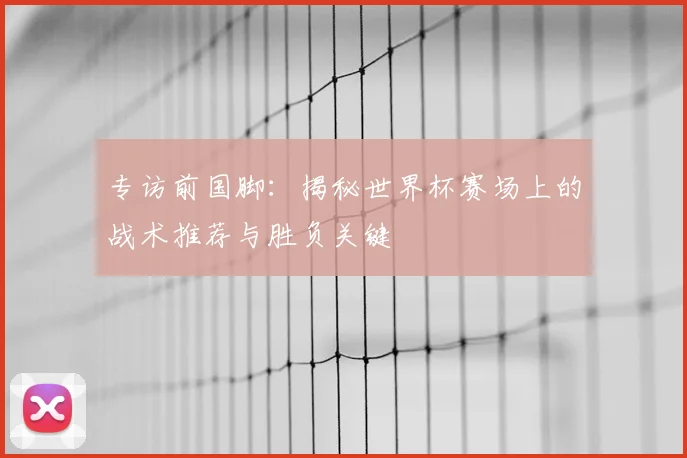 专访前国脚：揭秘世界杯赛场上的战术推荐与胜负关键