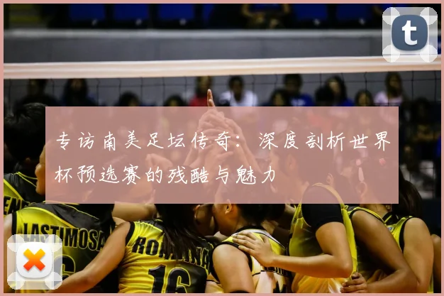 专访南美足坛传奇：深度剖析世界杯预选赛的残酷与魅力