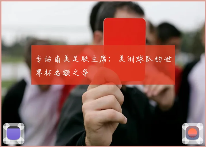专访南美足联主席：美洲球队的世界杯名额之争